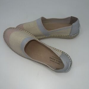 Cole Haan pastel color block w leather heal‎ Espadrilles Women's  9.5B